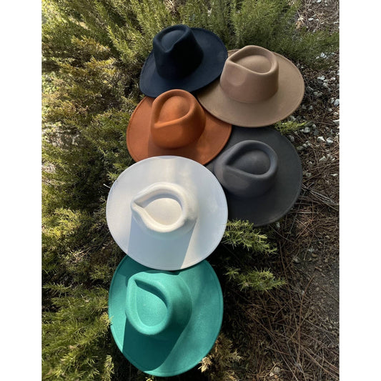 WIDE BRIM DANDY PANAMA HAT FOR WOMEN : ASSORTED A / ONE SIZE