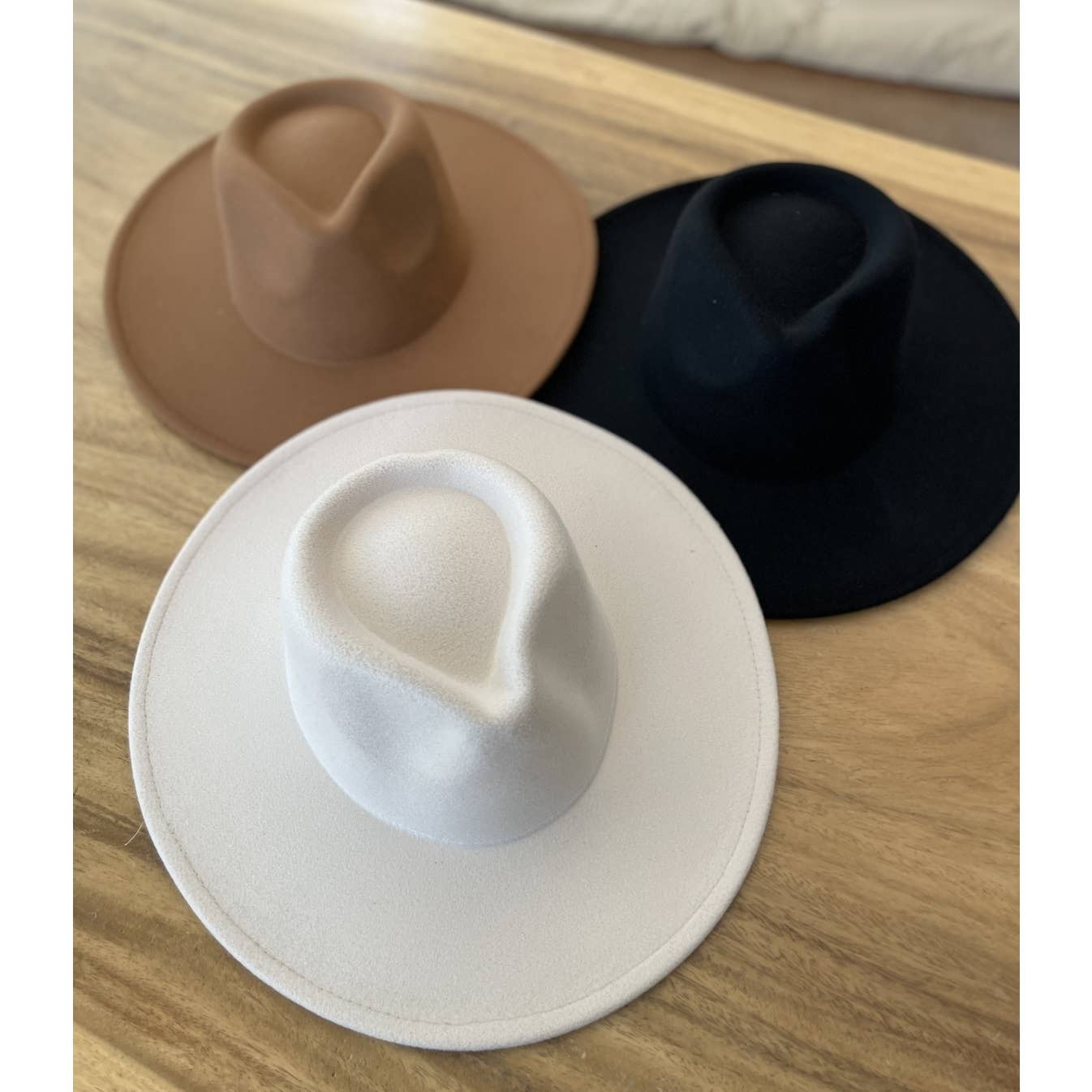 WIDE BRIM DANDY PANAMA HAT FOR WOMEN : ASSORTED A / ONE SIZE