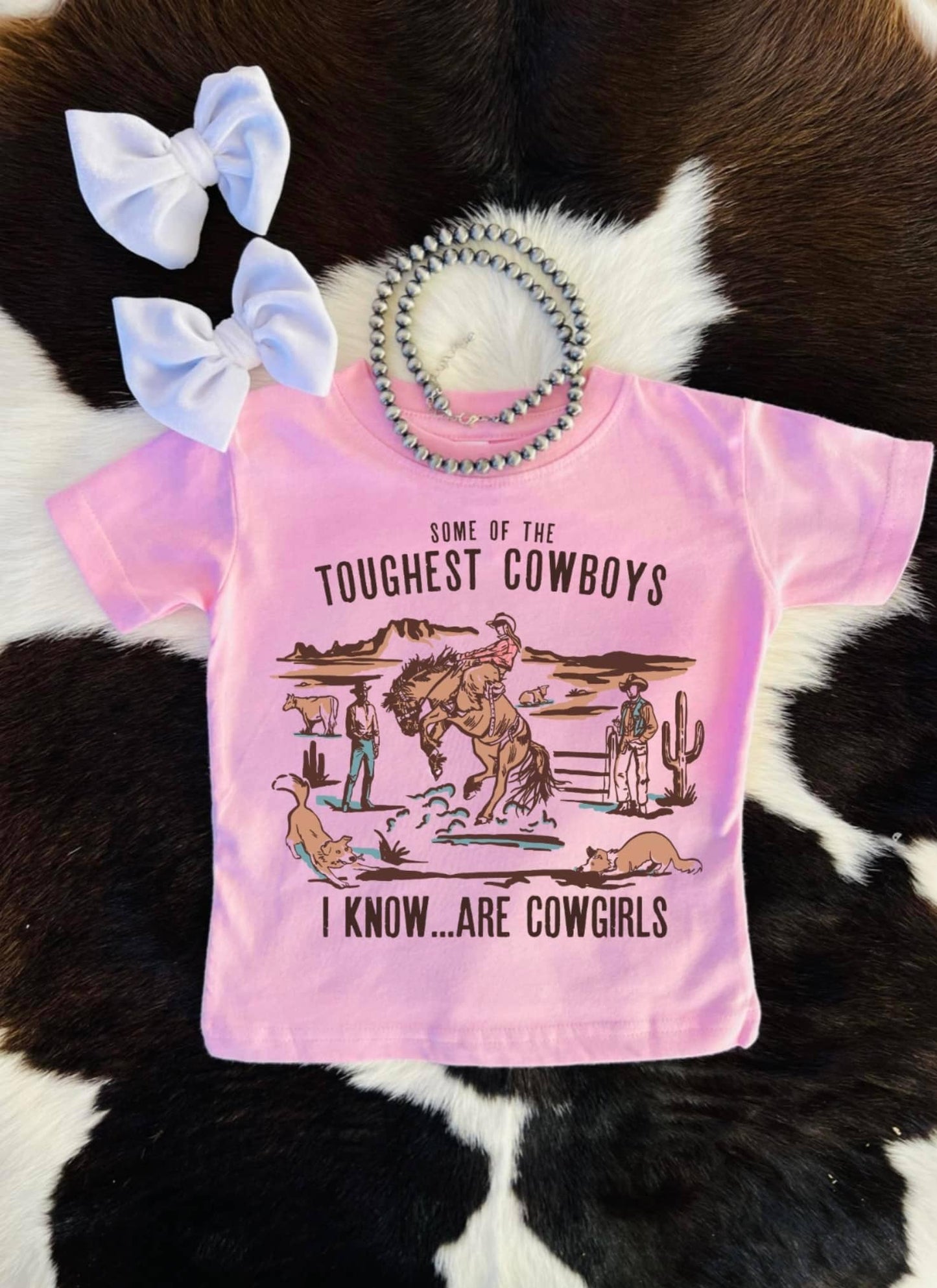 Some of the toughest cowboys are cowgirls: Light Pink
