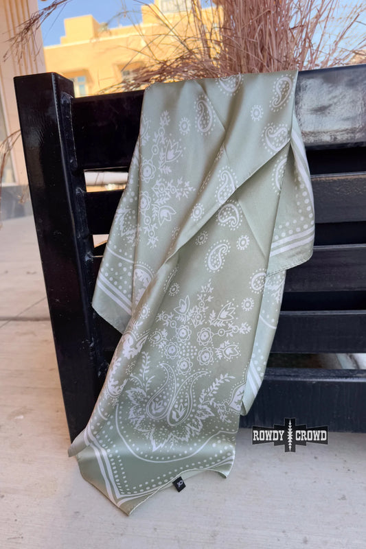Buffalo Bandana Wild Rag-Light Green