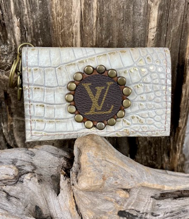 LV LUXURY Becca UPCYCLED Lavish Croc
